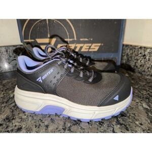 Bates Jumpstart Women's size 5 Gray‎ Carbon Safety Toe Work Shoes E09503 ~ NEW